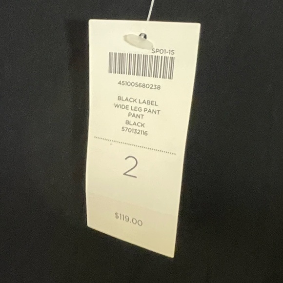 Chico’s Black Label Wide Leg Pant Sz Chico’s 2 NWT - Picture 4 of 7